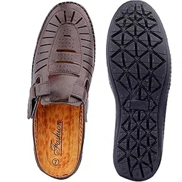 Men's Tan Canvas Loafer Shoes - Size 8 UK-picture-32