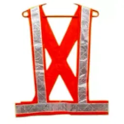 Mensafety Safety Cross Belt Tape Size 2 inch Orange Pack of 5-picture-28