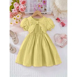 MENSBIT Puff Sleeve Fit & Flare Dress-picture-19