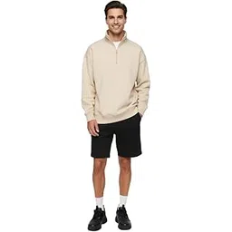 Mens's Quarter-Zip Mock Neck Sweatshirt-picture-25