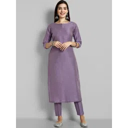 Mera Rang Keyhole Neck Straight Kurta With Trouser-picture-10