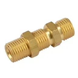 Merababa Brass 6.35 mm (1/4") BSP Bulkhead Union for Compression/Brass Tube Fitting (Pack of 2)-image-32