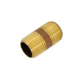 Merababa Brass Close Nipple 19.05 mm (3/4 Inch) Male NPT Thread 50 mm Length for Pipe Fitting-image-41