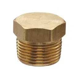 Merababa Brass Cored Hex Head Plug 19.05 mm (3/4 Inch) Male NPT Thread for Pipe Fitting-image-24