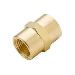 Merababa Brass Coupling 3/8" Female x 3/8" Female (NPT Thread) for Pipe Fittings-image-14