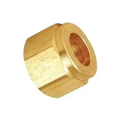 Merababa Brass Hex Nut 1/8" BSP for Hydraulic Pipe Fittings (Pack of 5) image 3
