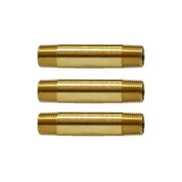 Merababa Long Nipple 6.35 mm (1/4") X 6.35 mm (1/4") Male pipe (NPT Thread) for Brass Pipe Fittings CDA360 (Pack of 3)-image-47