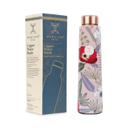 MERCAPE Beige & Lavender Single Copper Solid Water Bottle-picture-35