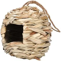 MERISHOPP 3xHummingbird Bird House Natural Bamboo Birdhouse Hand Woven Hut for Garden|Home & Garden|Yard, Garden & Outdoor Living|Bird & Wildlife Accessories|Birdhouses-picture-12