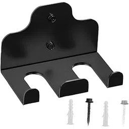 Merishopp Barbell Rack Wall Mount Barbell Mount Rack Sturdy Weight Bar Holder for Home 3 Hooks-picture-27