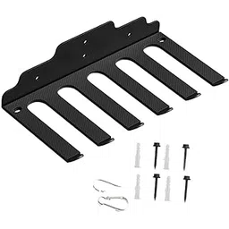 Merishopp Barbell Rack Wall Mount Barbell Mount Rack Sturdy Weight Bar Holder for Home 6 Hooks-picture-16