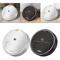 MERISHOPP Household Robot Automatic Vacuum Cleaner Floor Sweeping for Corner White-picture-13