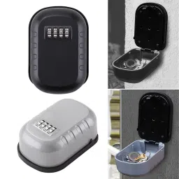 MERISHOPP Keys Lock Storage Box Keys Cabinet Organizer for Warehouse Apartments Hotels Black image 2