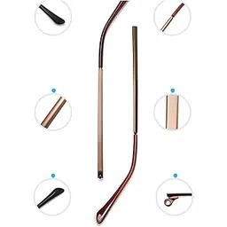 merishopp 2 Pieces Temple Replacement Replacement Temple Parts Comfort for Women Gold Health & Beauty | Vision Care | Eyeglass Frames-picture-19