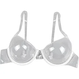 merishopp Clear Underwire Bra for Women | Full Cup Push-Up Bra | Transparent Adjustable Lingerie | Invisible Support Bra for Dresses, Gowns & Events (Pack of 1) 38D-picture-52
