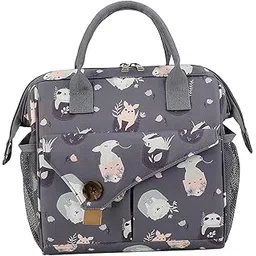 MERISHOPP Diaper Bag Tote Newborn Bag Multifunctional Large for Mom Dad Animal-picture-24