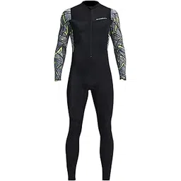 MERISHOPP Men Scuba Wetsuit Front Zip Diving Rash Guards Surfing Swimming Scuba M | Sporting Goods | Water Sports | Wetsuits & Drysuits | Wetsuits | 1 Piece Men Wetsuit-picture-11