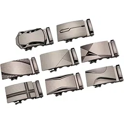 merishopp Mens Ratchet Belt Buckle, Automatic Slide Buckle for Belt Strap 35mm 1-picture-18