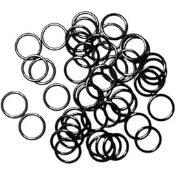 merishopp MERISHOPP® 100x Metal Bra Lingerie Strap Sewing Clip Hook O Rings Slider Black 15mm|Crafts | Sewing | Other Sewing-picture-16