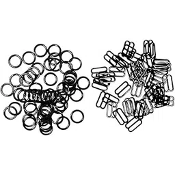 merishopp MERISHOPP® 200pcs Metal Bra Lingerie Strap Sewing Clip O Rings Fig 8 Slider Black 10mm|Crafts | Sewing | Other Sewing-picture-43