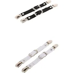 merishopp Women Black White Leg Garter Belt Punk Goth Thigh Suspenders Stockings Belts|Clothing, Shoes & Accessories | Womens Clothing |Sleep | Garter Belts-picture-27