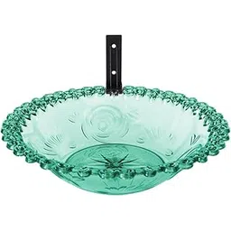 MERISHOPP Wall-Mounted Bird Bath Large Capacity Bird Water Bowl for Terrace Lawn Patio Blue|Home & Garden|Yard, Garden & Outdoor Living|Bird & Wildlife Accessories|Birdbaths-picture-19