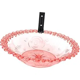 MERISHOPP Wall-Mounted Bird Bath Large Capacity Bird Water Bowl for Terrace Lawn Patio Red|Home & Garden|Yard, Garden & Outdoor Living|Bird & Wildlife Accessories|Birdbaths-picture-13