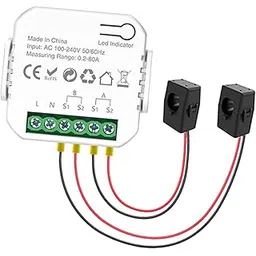 MERISHOPP WiFi Smart Meter Easy to Use Monitor Device for Office Home Apartment 2 Channel-picture-16