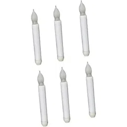 MERISHOPP® 6 Pieces Tall Electric LED Candle Flameless Candle for Party Decor 165mm A|Home & Garden | Home Decor| Candles|6 Pieces Led Candles-picture-15