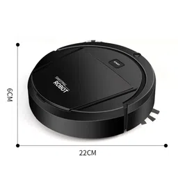 MERISHOPP® Robot Vacuum Cleaner Multifunctional Rechargeable Mini for Home Pet Hair Black Handbag|Home & Garden | Household Supplies & Cleaning | Vacuum Cleaners|1 Piece Vacuum Cleaner image 2