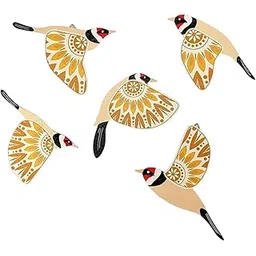 MERISHOPP®5x Wooden Bird Wall Art Fireplace Birthday Gift Living Room Décorative Gifts|Home & Garden|Home Décor|Figurines-picture-44