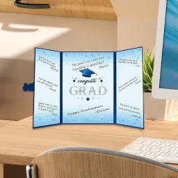 MERISHOPP®Graduation Guest Book Thick Paper Easy to Write on Postcard Décoration Blue|Home & Garden | Wedding Supplies | Guest Books & Pens image 4