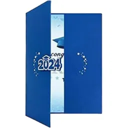 MERISHOPP®Graduation Guest Book Thick Paper Easy to Write on Postcard Décoration Blue|Home & Garden | Wedding Supplies | Guest Books & Pens image 2