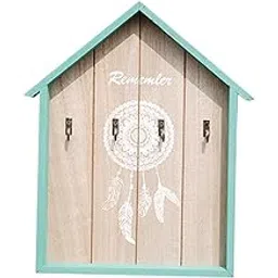 MERISHOPP®Wood Key Storage Box Cabinet Key Storage Container for Home Decor Green|Home & Garden | Home Decor| Key & Letter Holders|1 Piece Wooden Key Box-picture-10
