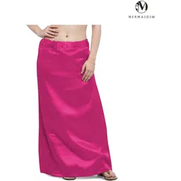 MERMAIDIM Magenta Satin Petticoat Satin Blend Petticoat-picture-23