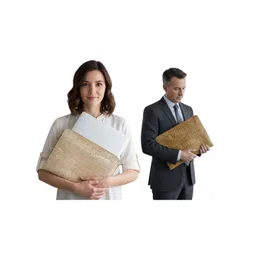 Merry Poppin's Unisex Textured Leather Laptop Sleeve-picture-31