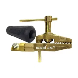 Metal Arc Heavy Duty Rotary Clamp Down Crocodile Jaw Manual Welding Earth Clamp ISI Marked for Welding and Holding Purpose 600 A, ST1BB7LRi-picture-33