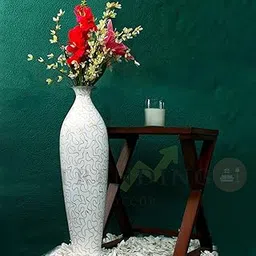 Metal Flower Vase for Home Decor Office Living Room Corner Decoration- 24 inches (DS5)-picture-13