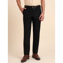 Metal Black Terry Slim Fit Trousers-picture-33