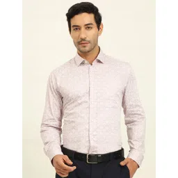 METAL Men Floral Printed Cotton Slim Fit Formal Shirt-picture-16