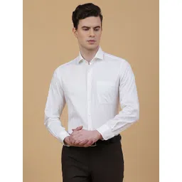 METAL Slim Fit Spread Collar Long Sleeves Cotton Formal Shirt-picture-23