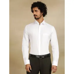 Metal White Cotton Slim Fit Shirt-picture-28