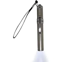 Metal Mini Medical Pocket Pen Torch Having White Light (Silver) image 1