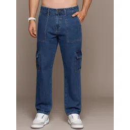 METALHAWK Men Relaxed Fit Mid-Rise Cargo Styles Jeans-picture-38