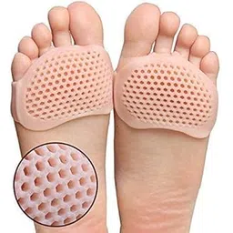 Metatarsal Pads 6 Pack Ball of Foot Cushions for Women and Men Soft Gel Foot Pads Pain Relief Forefoot Pad, White Silicone Foot Protector Moisturizing Socks for Foot-Care Heel,socks feet,heel pad,anti crack socks Gel Toe Sleeve Pads Tapkaa Anti-Skid Forefoot Soft Pain Relief Repair Dry Skins Women Men-picture-20