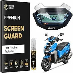 Meter Screen Protector For HERO XOOM 125 Bike 2025 || ZX & VX Models || SOFT FLEXIBLE TPU Instrument Cluster FILM Guard || New Xoom125 Scooty Digital Display Speedometer Accessory [Not Tempered Glass]-picture-15