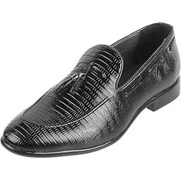 Men Leather Moccasin Shoes-image-12