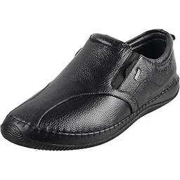 Men's Formal Faux Leather Stylish Moccasin Shoes-image-36