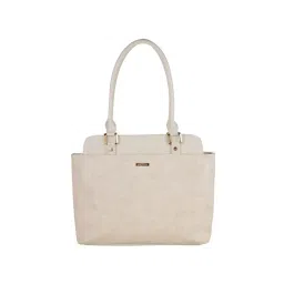 Metro Beige Solid Medium Handbag-picture-12