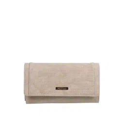 Metro Beige Textured Wallet for Women-picture-43